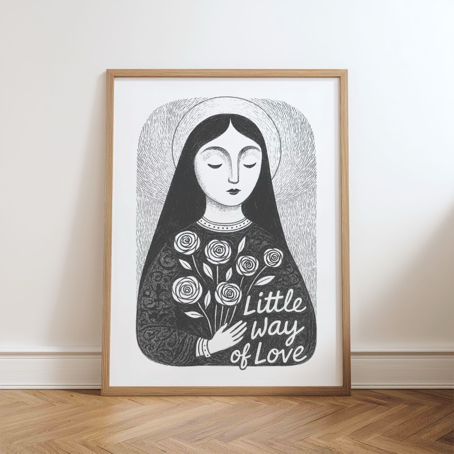 Saint Therese of Lisieux Prints printable Catholic art preview